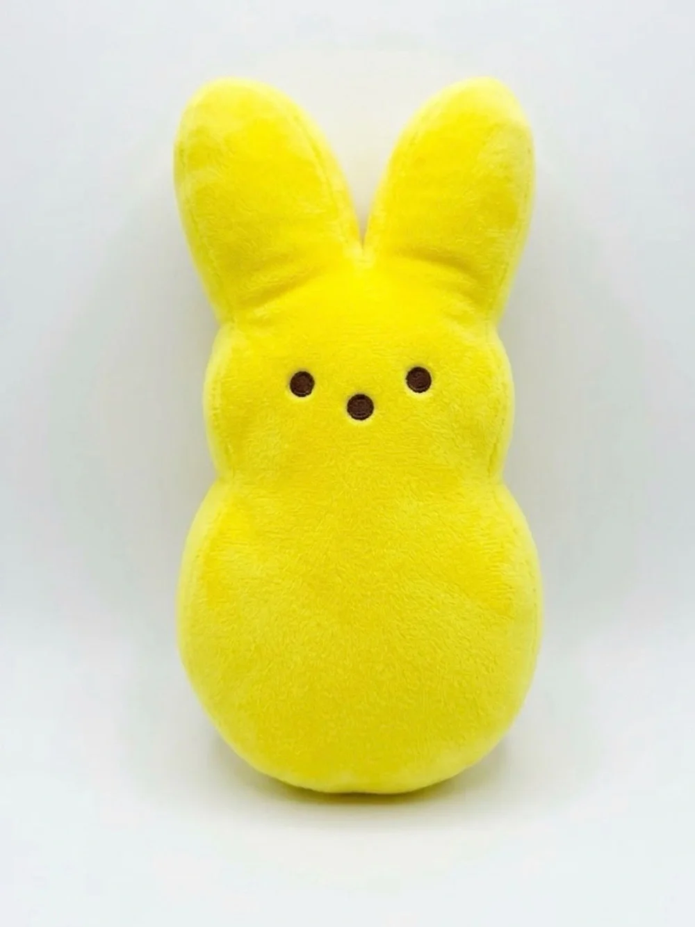 Yellow Bunny Plush Stuffed Animal Peeps Easter Holiday 9”